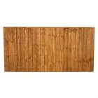 0.9m x 1.83m (3') Brown Treated Featheredge Fence Panel