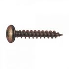 Durapost Sepia Brown Pan Head Screws 4.0x40mm Bag of 10